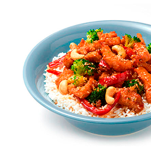 Pollo Oriental Bowl sin gluten