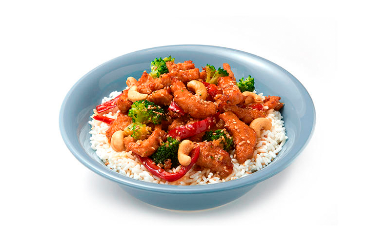 Pollo Oriental Bowl sin gluten